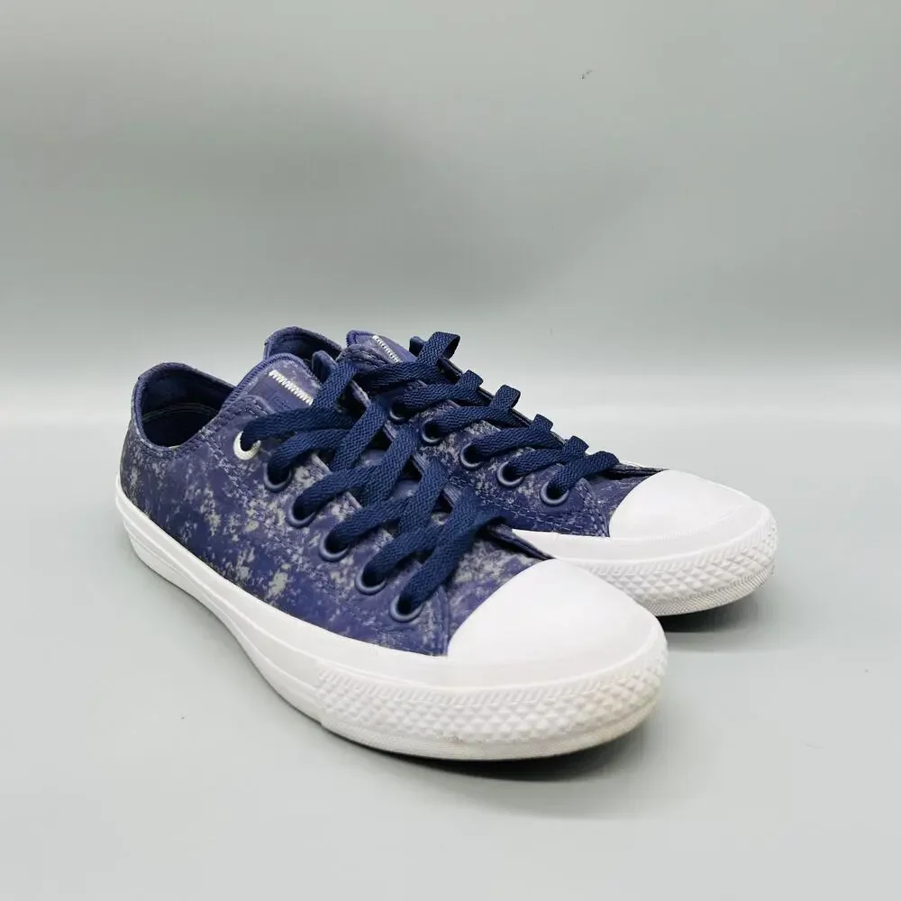 Converse Shoes Women 7 Blue Purple All Star Low Top Sneaker Casual Comfort